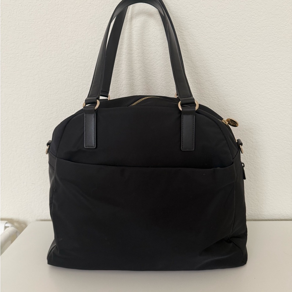 Nearly Flawless Lo & Sons Black/Lilac/Gold OMG Bag